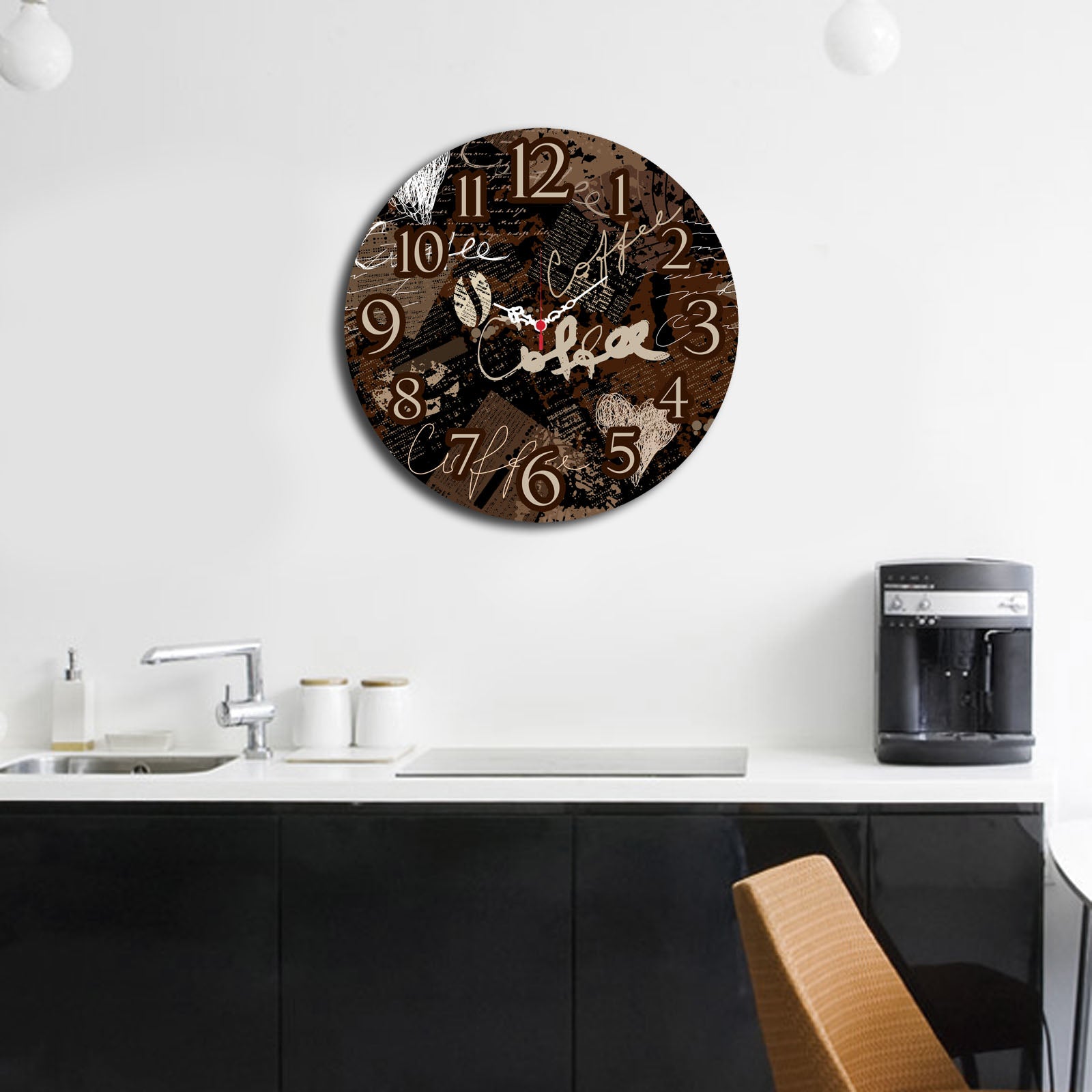Relógio Decorativo MDF Ms-27 Multicolor - Design Premium 40cm