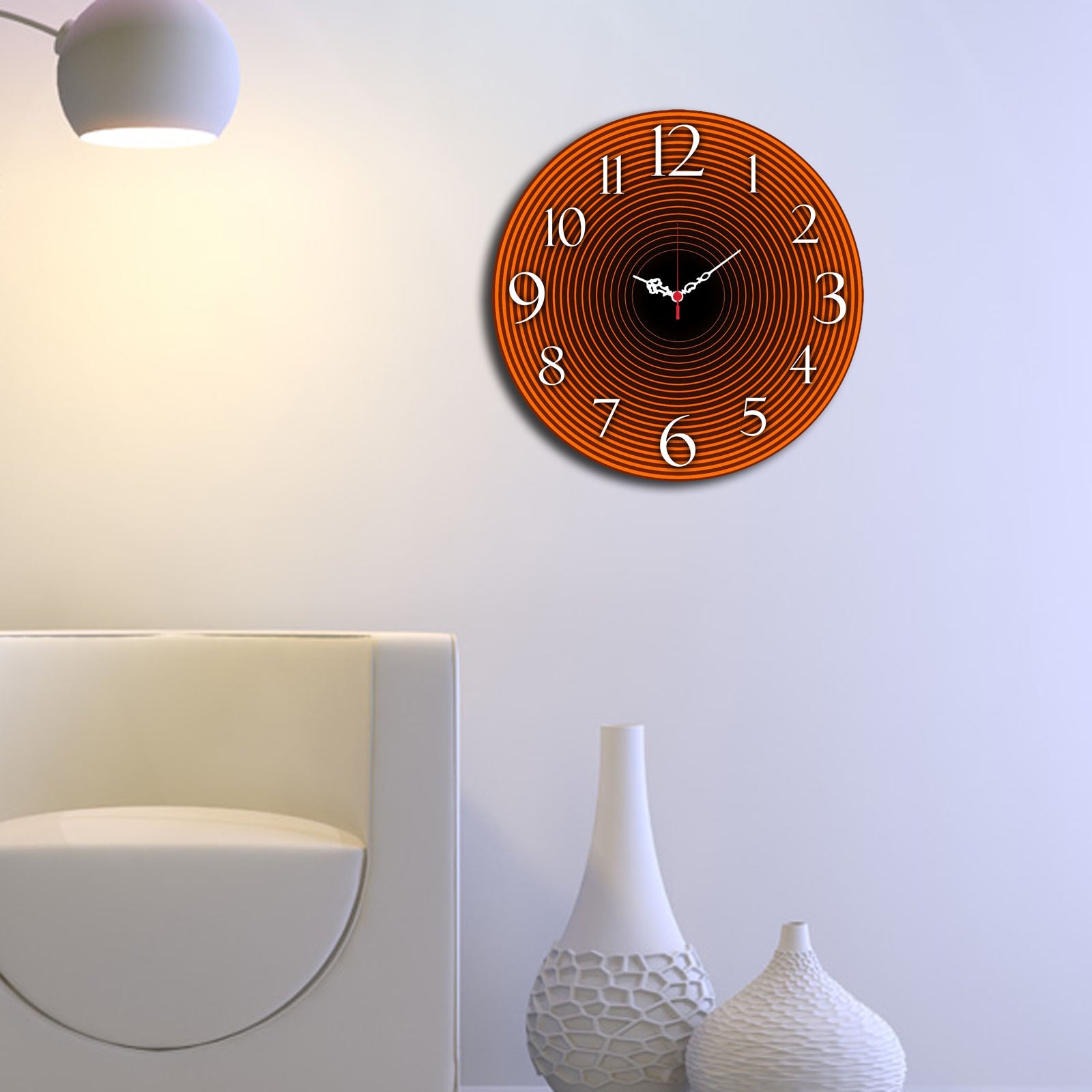 Relógio Decorativo MDF Ms-42 Multicolor - Design Moderno 40cm