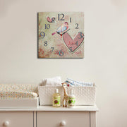 Relógio Decorativo MDF Multicolor 40x40cm - Design Moderno Premium