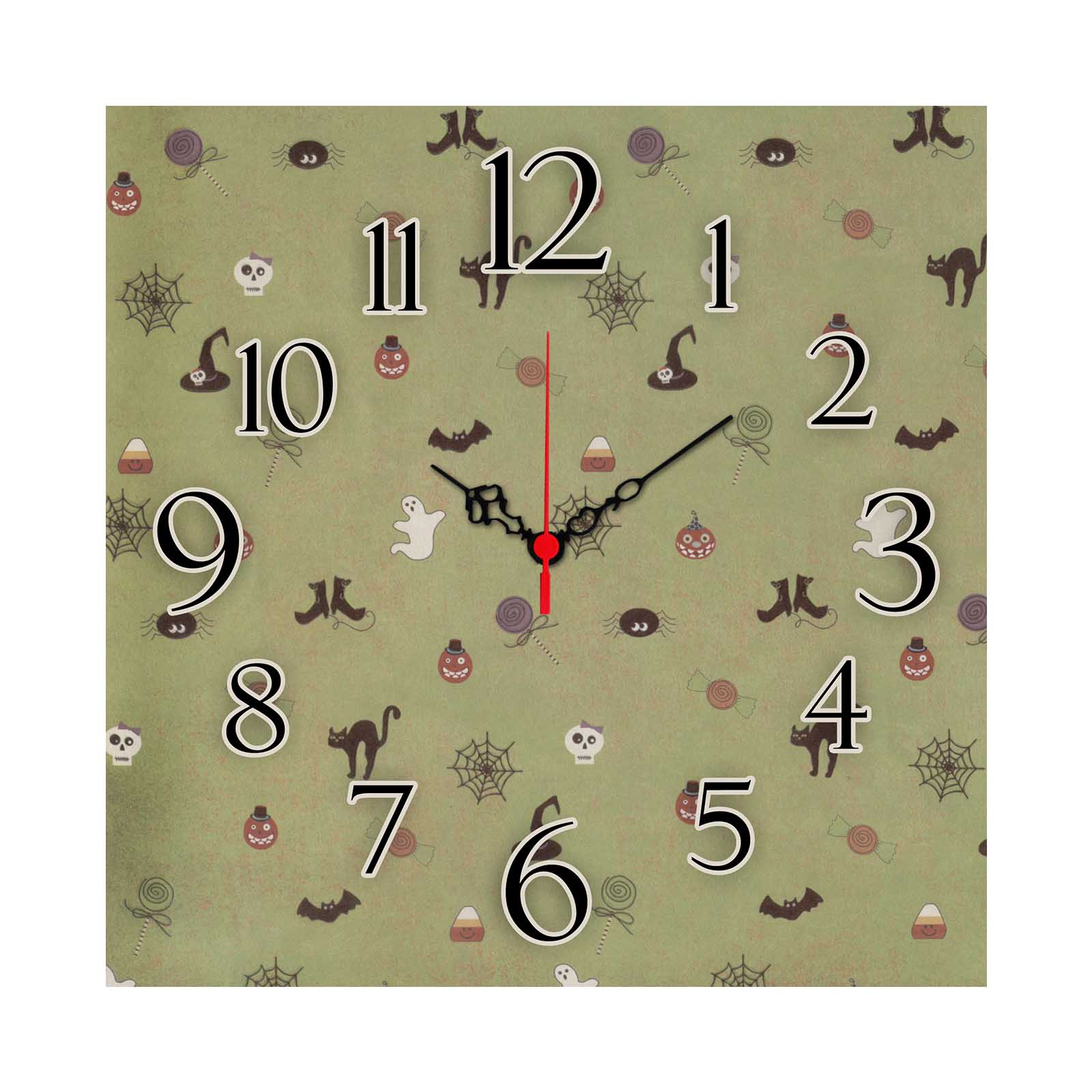 Relógio Decorativo MDF Multicolor 42x42cm - Design Moderno Premium