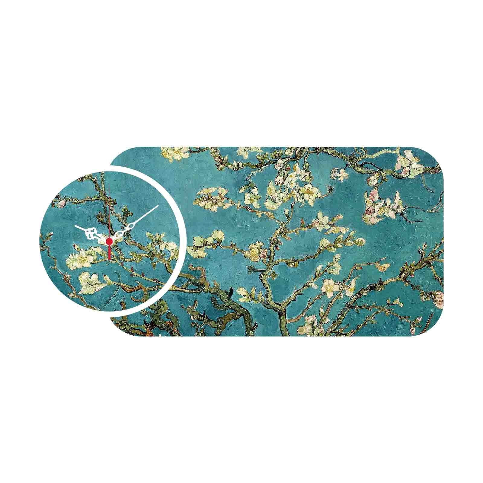 Relógio Decorativo MDF Multicolor YMS-01 - 2 Peças Design Exclusivo