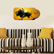 Relógio Decorativo MDF Multicolor YMS-14 - 2 Peças Premium