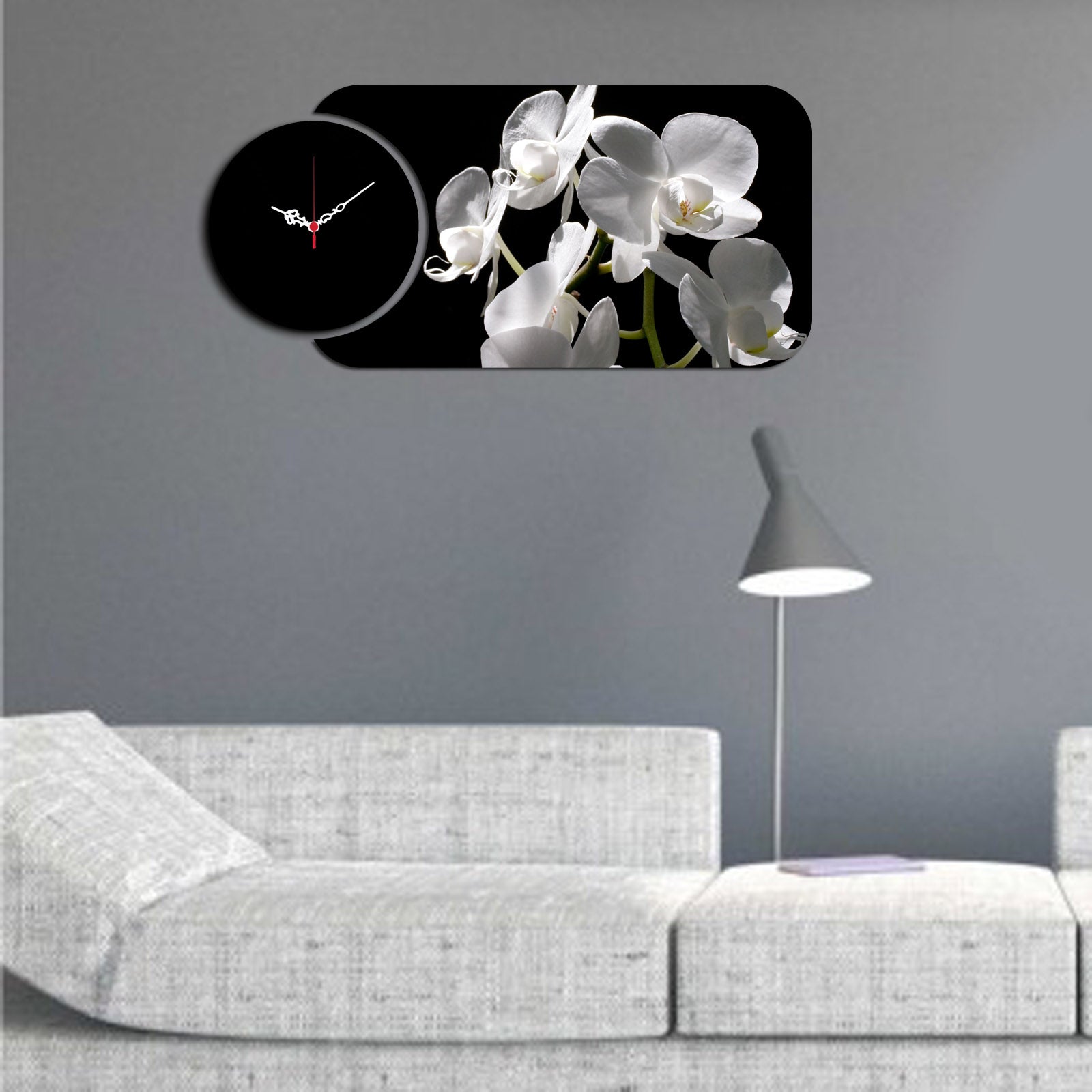 Relógio Decorativo MDF Multicolor YMS-51 - Design Premium 2 Peças