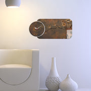 Relógio Decorativo MDF Multicolor YMS-56 - 2 Peças Premium