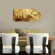 Relógio Decorativo MDF Multicolor 2 Peças - Design Moderno