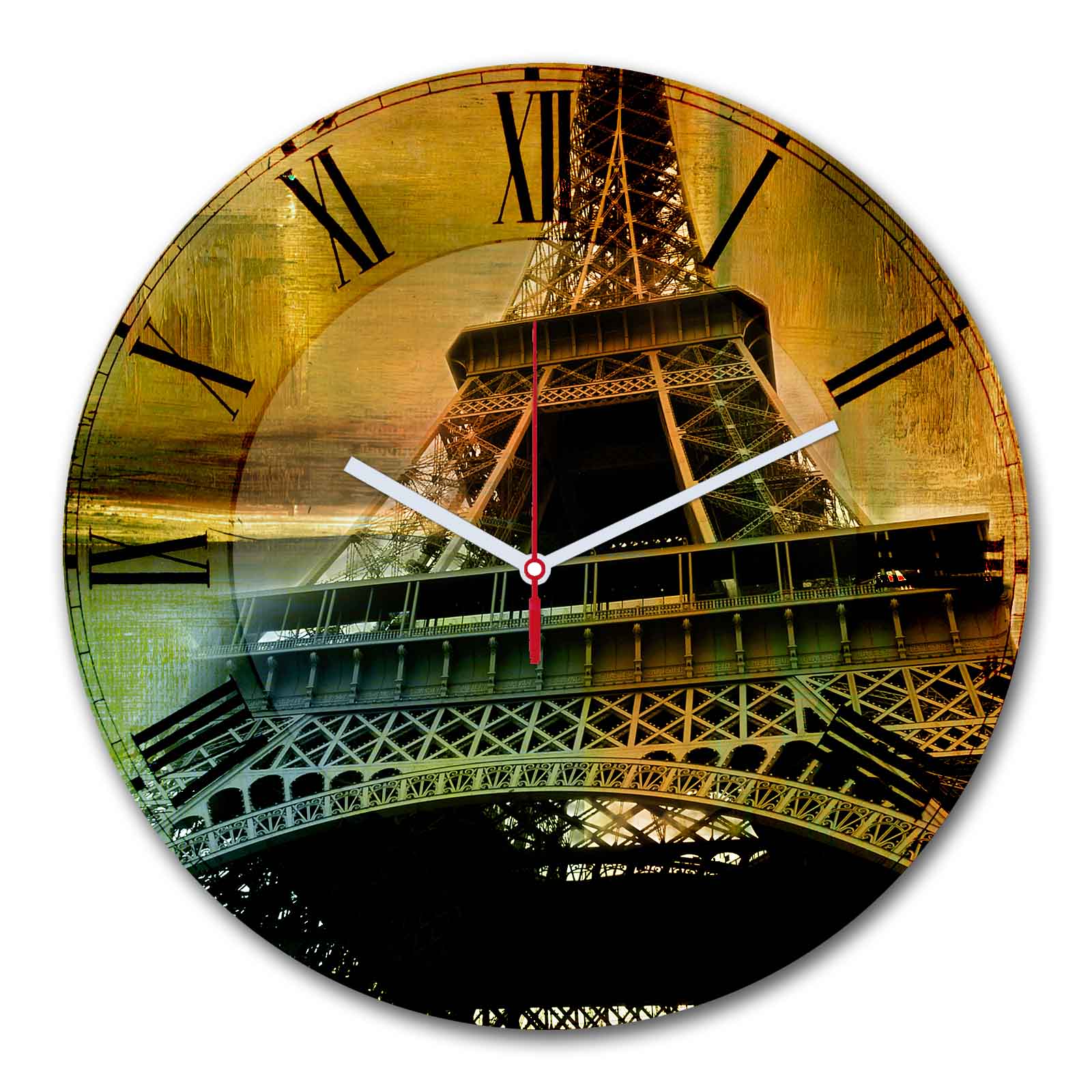 Relógio Decorativo MDF Multicolor 30cm - Design Moderno Premium