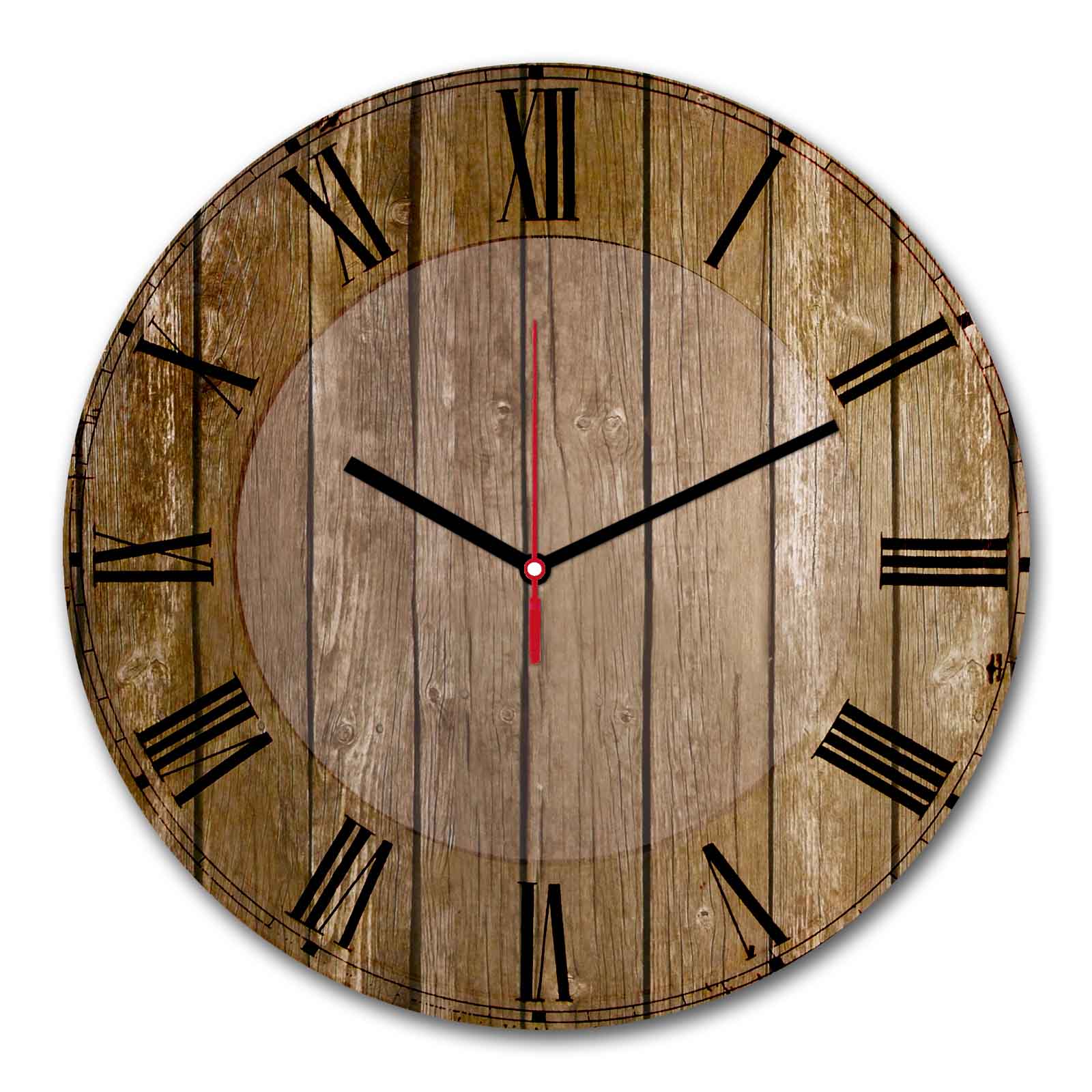 Relógio Decorativo MDF Multicolor 30cm - Design Moderno