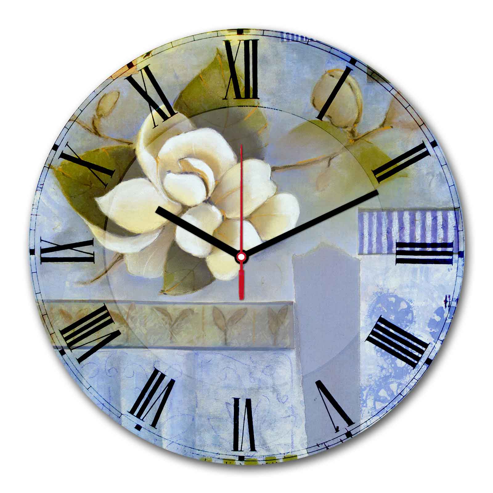 Relógio de Parede Decorativo MDF Multicolor 30cm - Luxo
