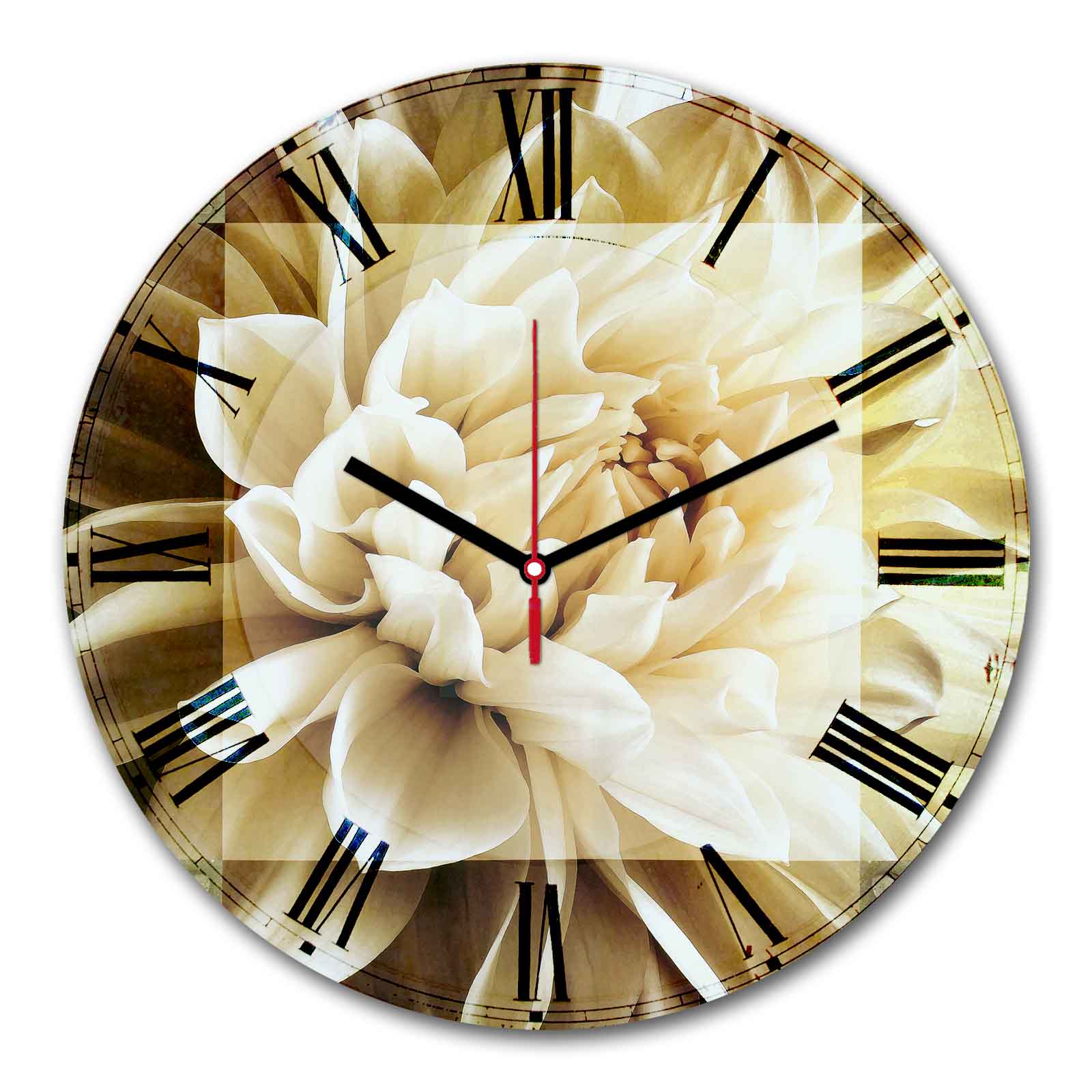 Relógio Decorativo MDF Multicolor 30cm - Design Exclusivo