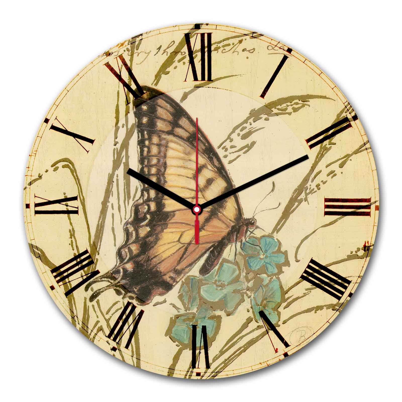 Relógio Decorativo MDF Multicolor 30cm - Design Moderno Premium