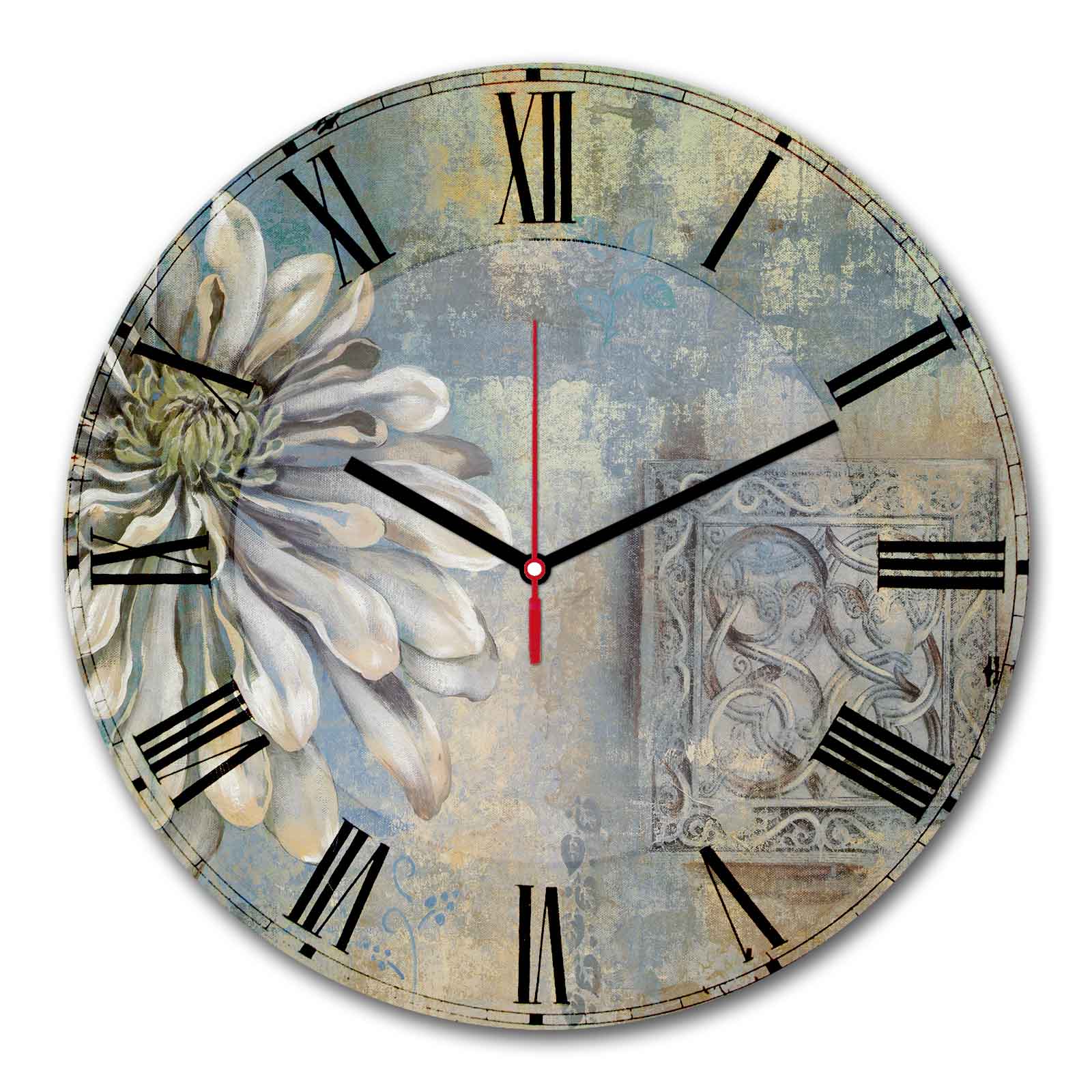 Relógio Decorativo MDF Multicolor 30cm - Design Moderno Premium