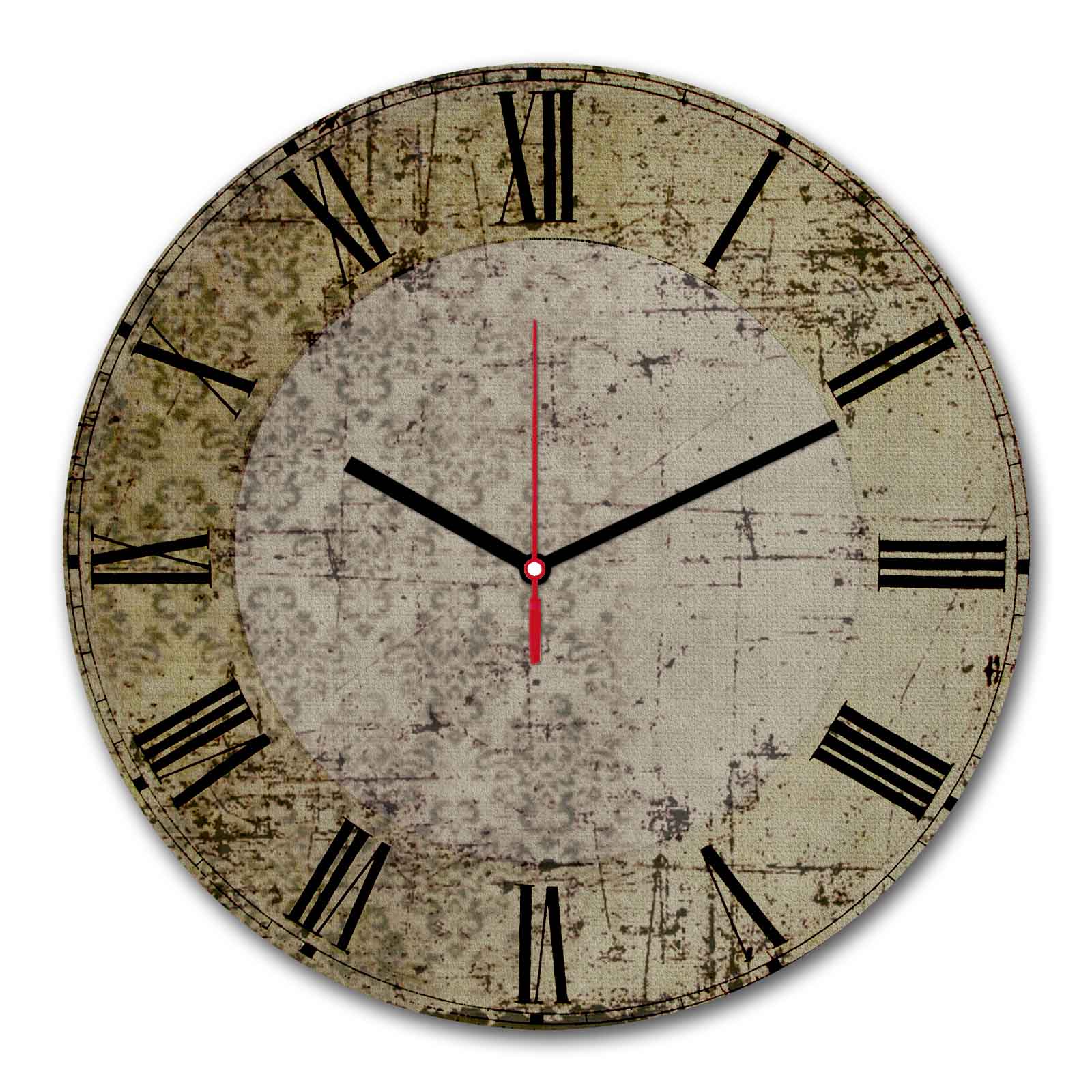 Relógio Decorativo MDF Multicolor 30cm - Design Moderno