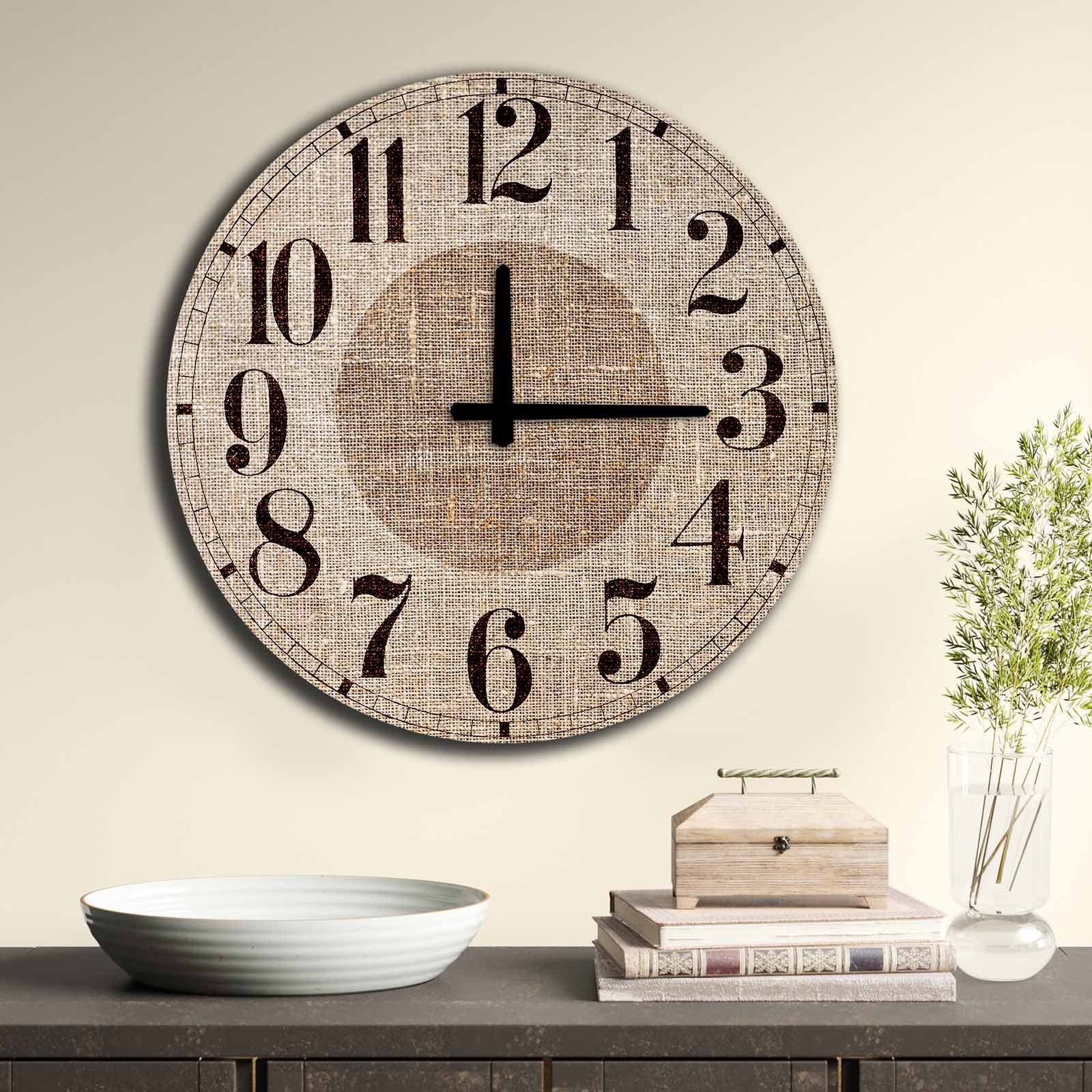 Relógio Decorativo MDF Multicolor 50 cm (Espessura 5 mm) – 5050MS-047