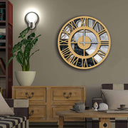 Relógio Decorativo MDF Multicolor 50cm - Design Moderno Premium