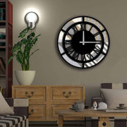 Relógio Decorativo MDF Multicolor 50cm - Design Moderno Premium