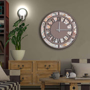 Relógio Decorativo MDF Multicolor 50cm - Design Moderno Premium