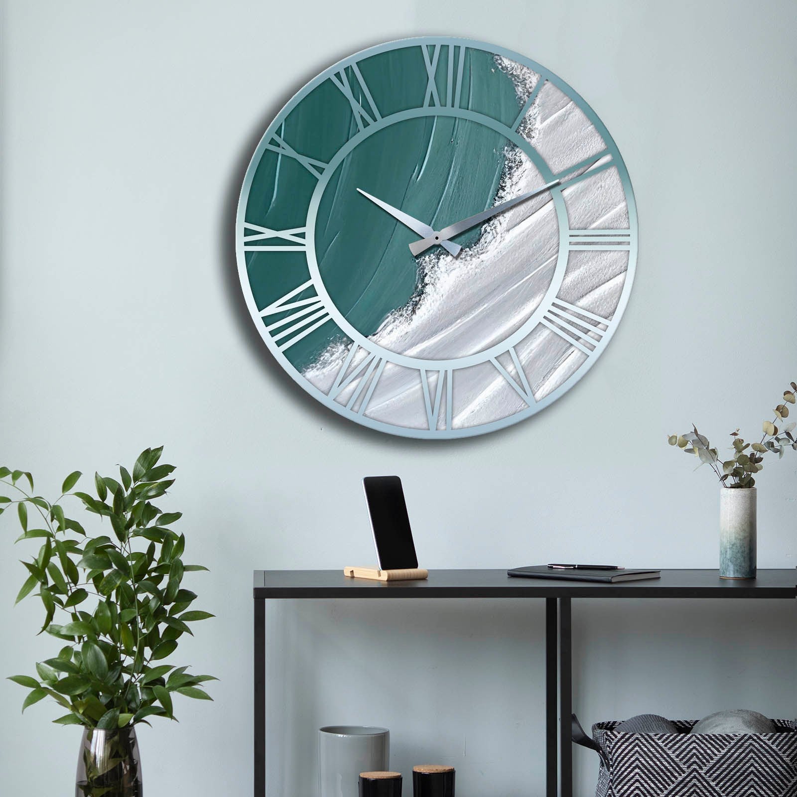 Relógio Decorativo MDF Multicolor 50cm - Design Premium