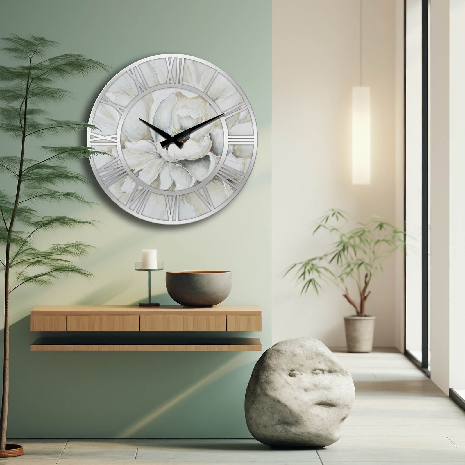 Relógio Decorativo MDF Multicolor 50cm - Design Moderno Premium