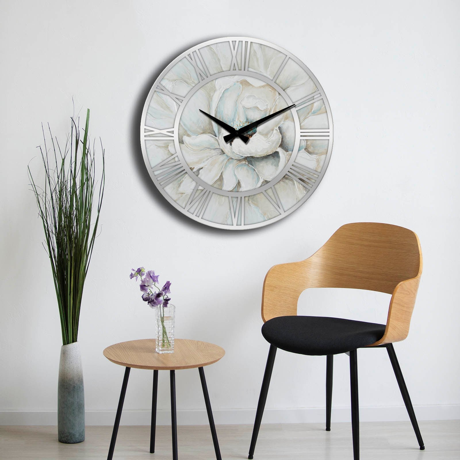 Relógio Decorativo MDF Multicolor 50cm - Design Moderno Premium