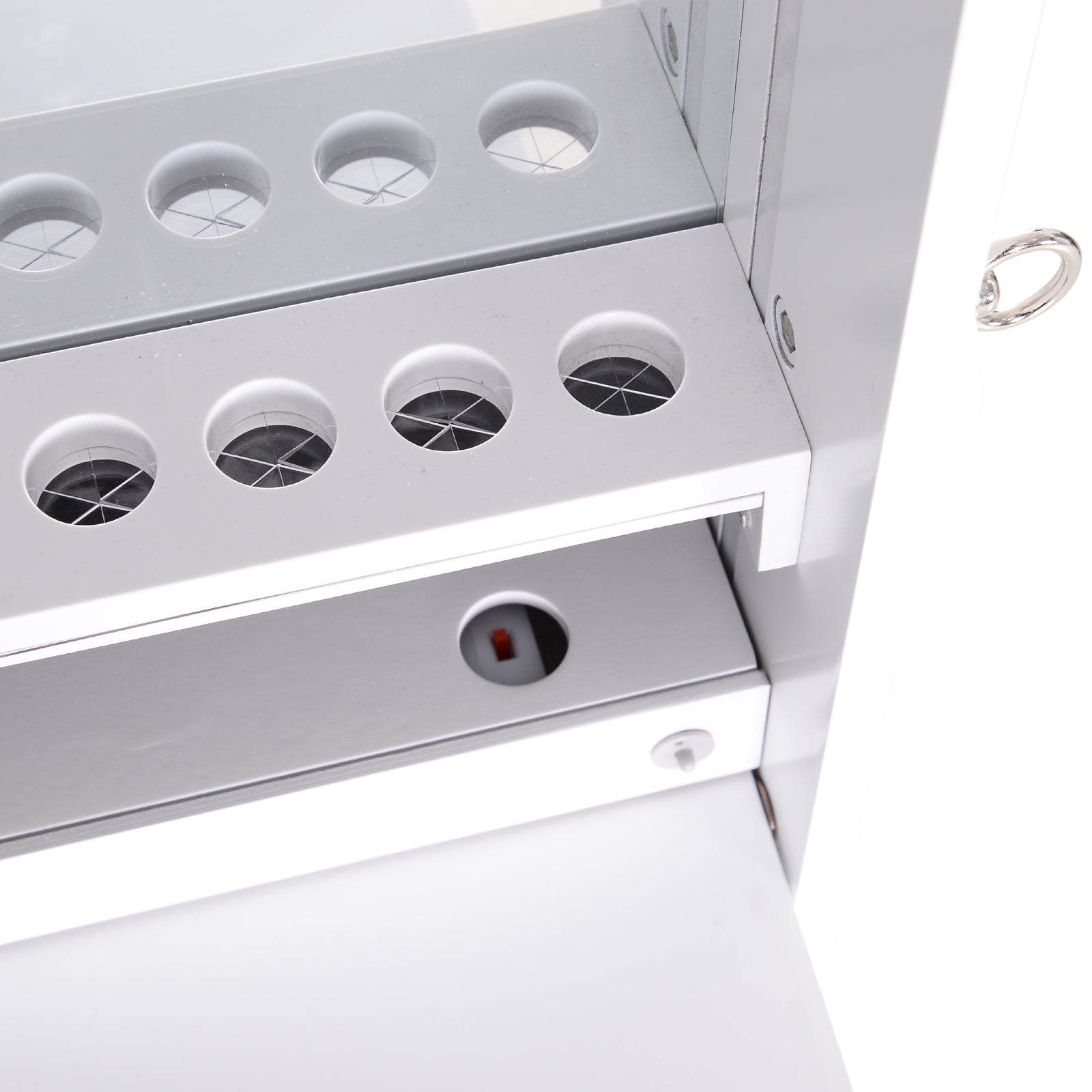 Joalheiro com Espelho – 45x36x150 cm – Branco – MDF