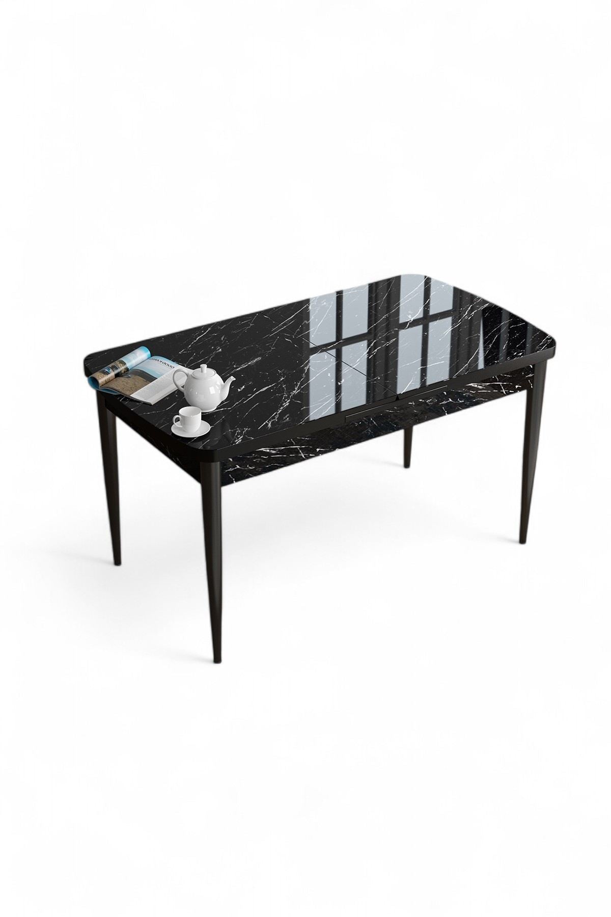 Mesa de jantar-Han-Mármore Preto
Preto