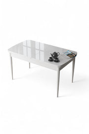 Mesa de jantar-Zen-Branco