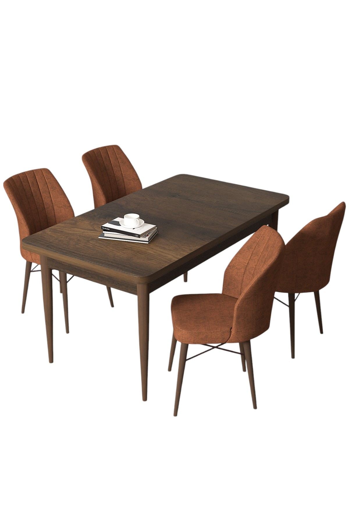 Conjunto de mesa de jantar e cadeiras (5 peças)-Arp-Barroco
Azulejo Vermelho