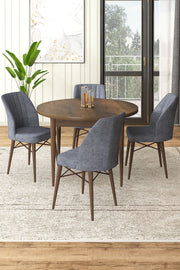 Conjunto de mesa de jantar e cadeiras (5 peças)-Rox-Barroco
Fumaça
