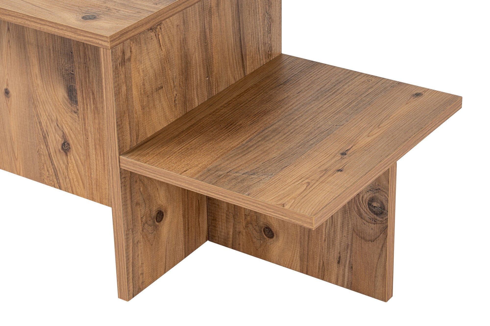 Mesa de Centro Elegante, Pinho Atlântico, 80 x 40 x 40 cm | Painel de Partículas 100% Revestido com Melamina, 18 mm de Espessura | Perfeita para Salas de Estar e Espaços Modernos