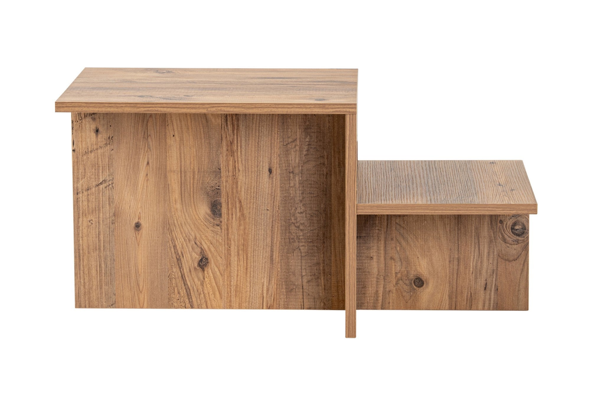 Mesa de Centro Elegante, Pinho Atlântico, 80 x 40 x 40 cm | Painel de Partículas 100% Revestido com Melamina, 18 mm de Espessura | Perfeita para Salas de Estar e Espaços Modernos