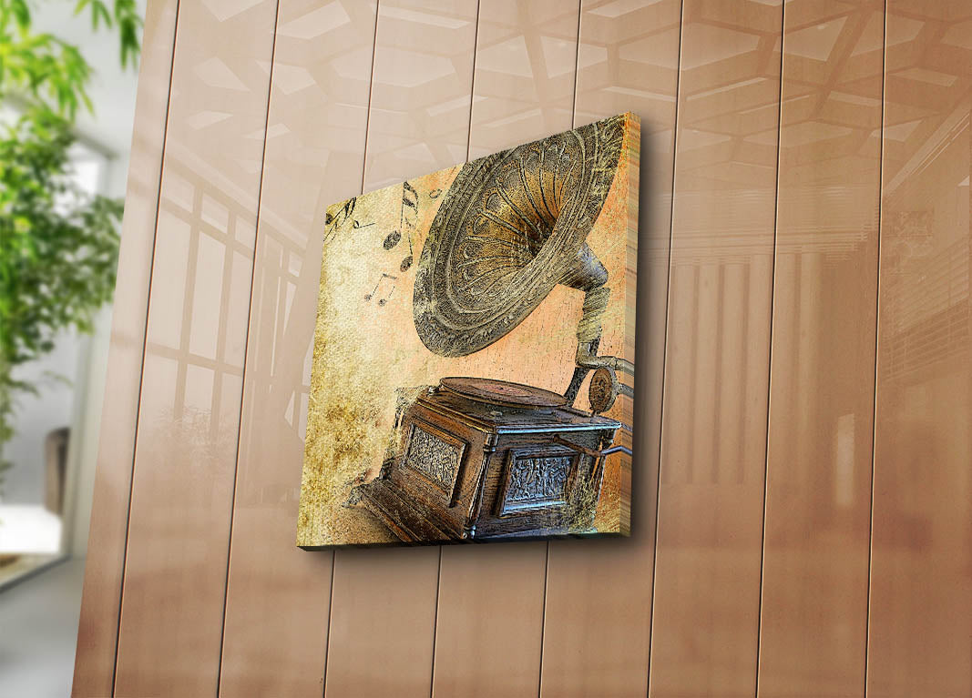 Tela Decorativa Multicolor 45x45 cm em Camurça 100% com Moldura de Madeira 3 cm – 4545K-1