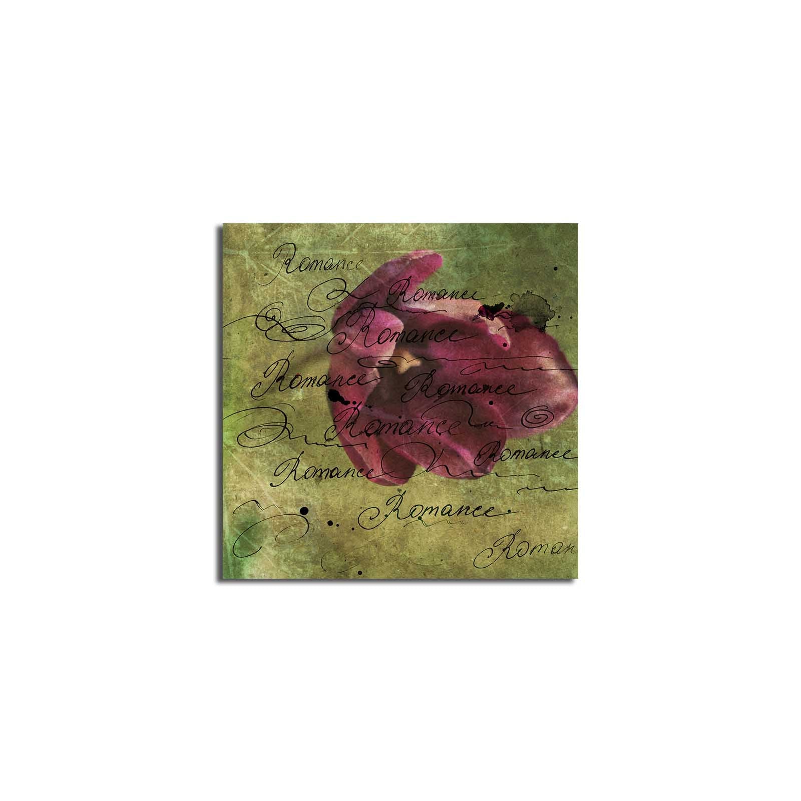 Tela Decorativa Multicolorida 45x45 cm | Camurça 100% | Moldura de Madeira 3 cm – 4545K-2