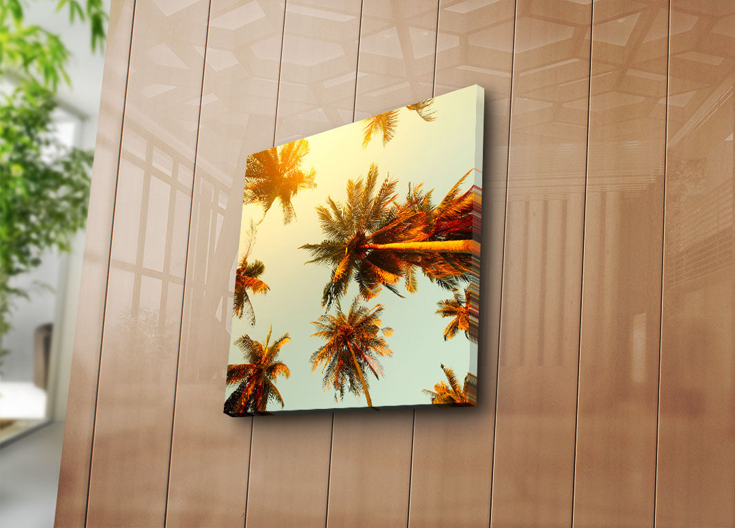 Tela Decorativa Multicolor 45x45 cm em Suede 100% com Moldura de Madeira (3 cm)