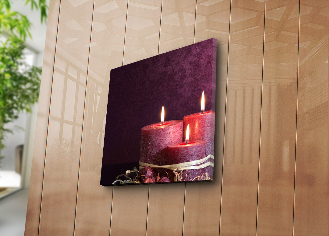 Tela Decorativa Multicolor 45x45 cm em Camurça 100% com Moldura de Madeira 3 cm – 4545K-10