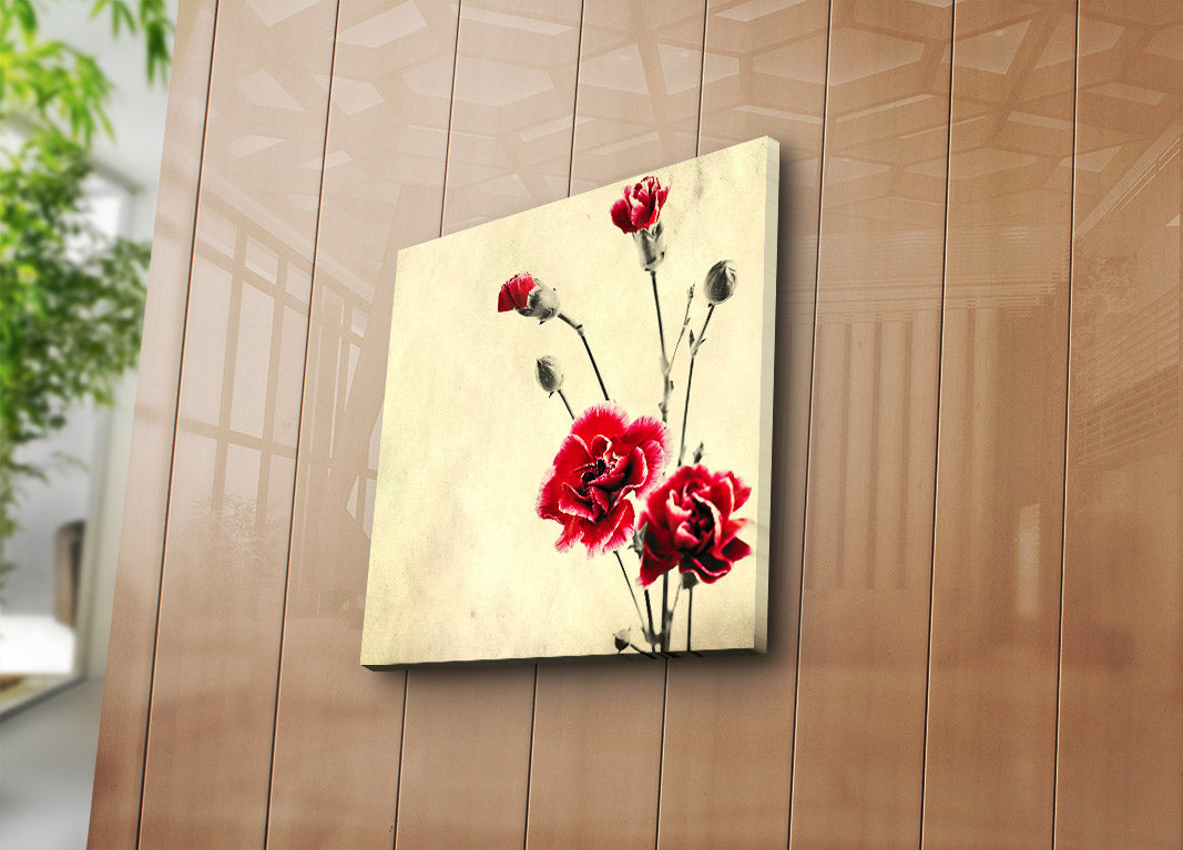 Pintura em Tela Decorativa Multicolor 45x45 cm | Camurça 100% | Moldura de Madeira 3 cm – 4545K-11 (242BNZ1211)