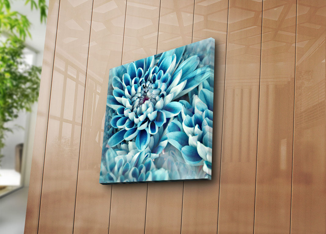 Quadro em Tela Decorativa Multicolor 45x45 cm – Tela de Camurça 100% com Moldura de Madeira 3 cm (4545K-13)