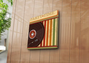 Tela Decorativa Multicolor 45x45 cm – Canvas de Camurça 100% com Moldura de Madeira 3 cm (4545K-14)