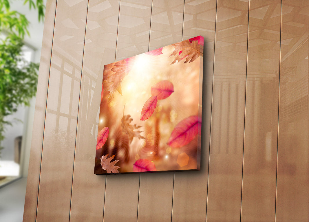 Quadro Decorativo Multicolor 45 x 45 cm | Tela Suede 100% com Moldura de Madeira (3 cm)