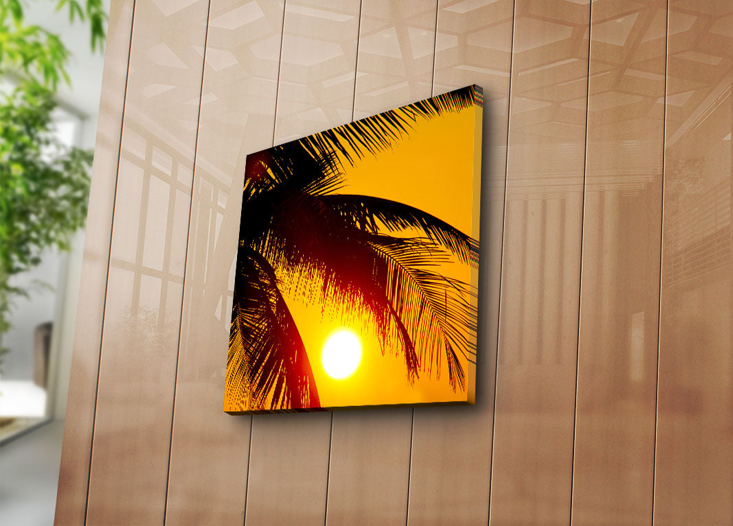 Quadro em Tela Decorativa Multicolor 45x45 cm – Canvas 100% Camurça, Moldura de Madeira 3 cm (4545K-27)