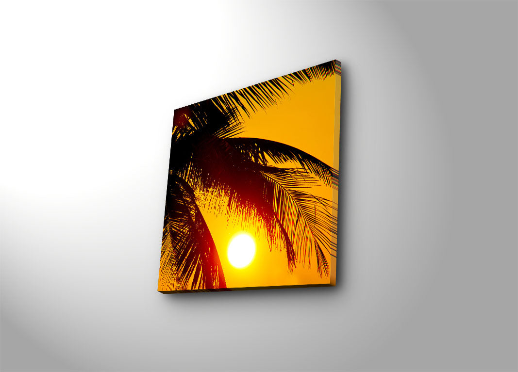 Quadro em Tela Decorativa Multicolor 45x45 cm – Canvas 100% Camurça, Moldura de Madeira 3 cm (4545K-27)