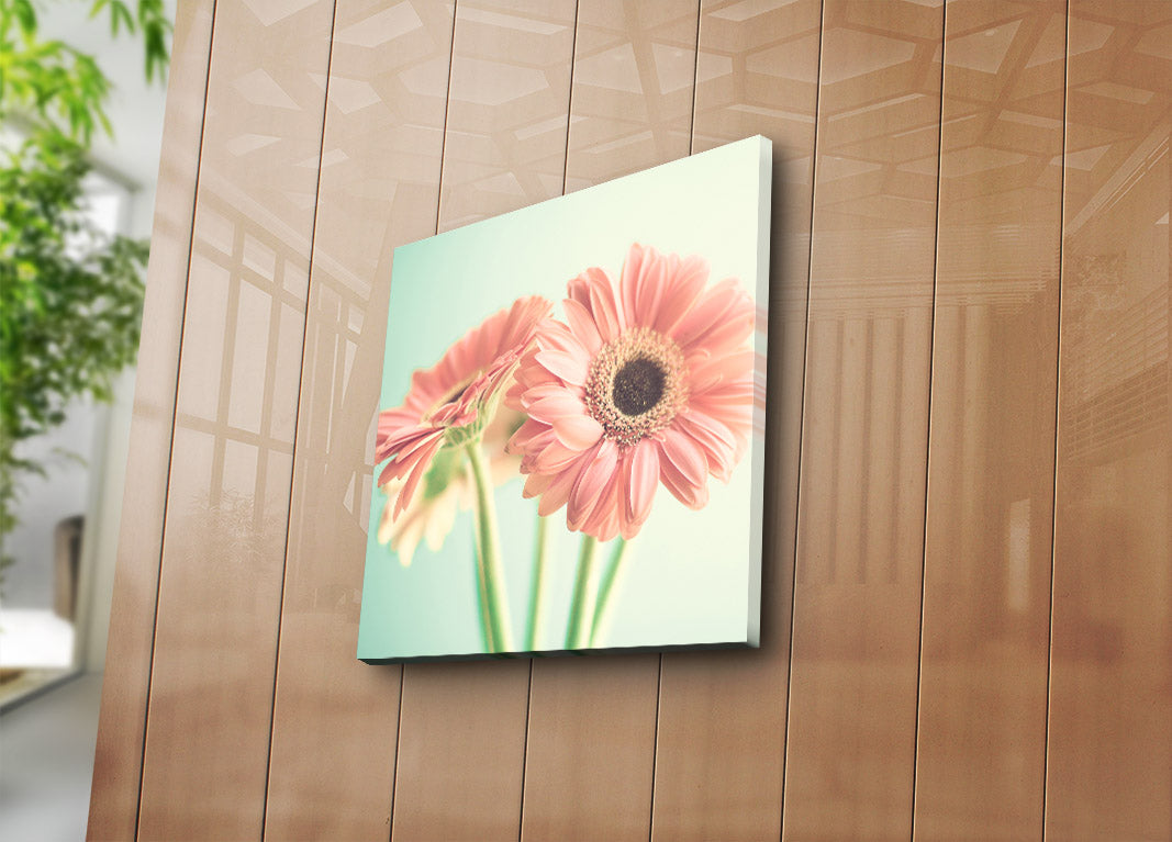 Quadro Decorativo em Tela Multicolor 45x45 cm — Camurça 100% com Moldura de Madeira 3 cm