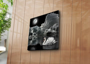 Tela Decorativa Multicolor 45 x 45 cm em Suede 100% com Moldura 100% Madeira (3 cm) – 4545K-31