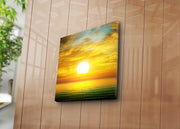 Quadro Decorativo em Tela Suede 100% Multicolor 45x45 cm com Moldura de Madeira 3 cm | 4545K-34