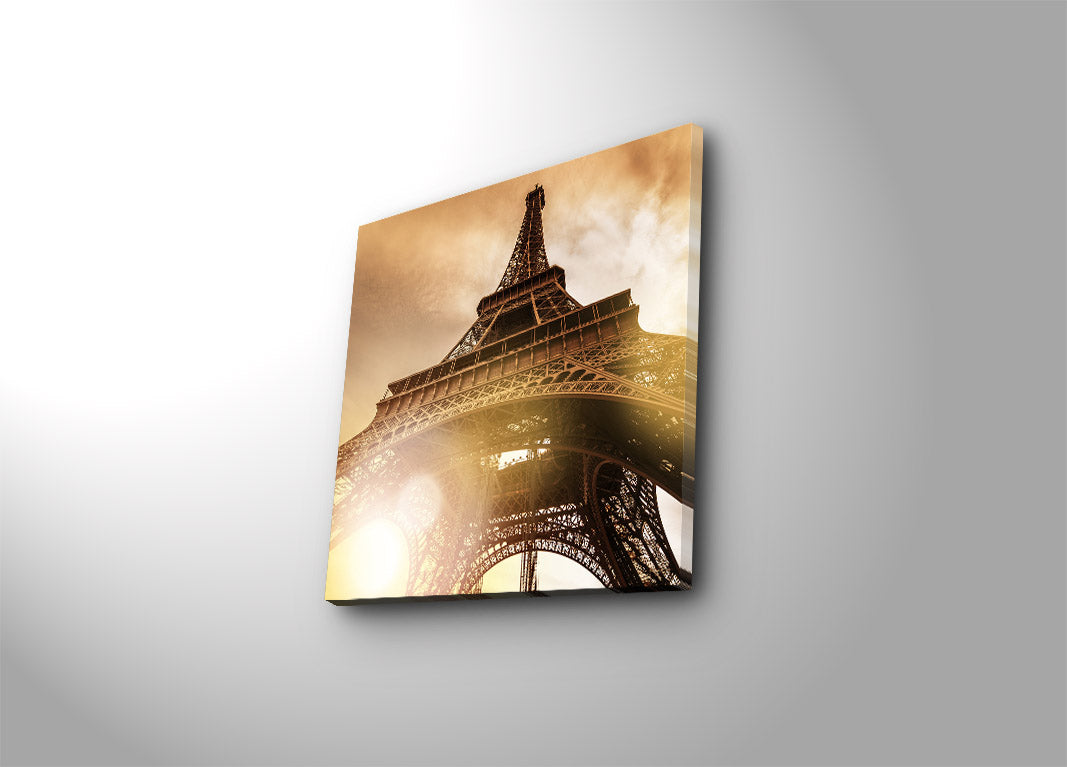 Tela Decorativa Multicolorida 45x45 cm em Camurça 100% com Moldura de Madeira 3 cm – 4545K-35 | 242BNZ1235