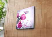 Tela Decorativa Multicolor 45x45 cm — Camurça 100% com Moldura de Madeira (3 cm)