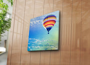 Quadro Decorativo em Tela Suede 100% Multicolor 45 x 45 cm com Moldura de Madeira (3 cm) – 4545K-43