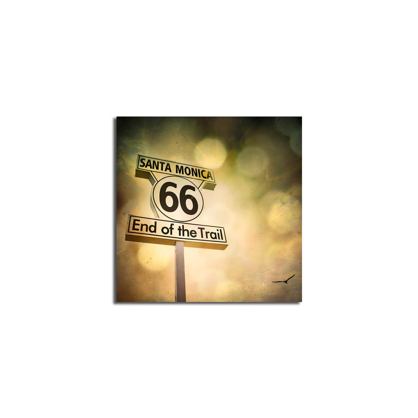 Tela Decorativa Multicolor 45x45 cm em Suede 100% com Moldura de Madeira 3 cm – 4545K-44