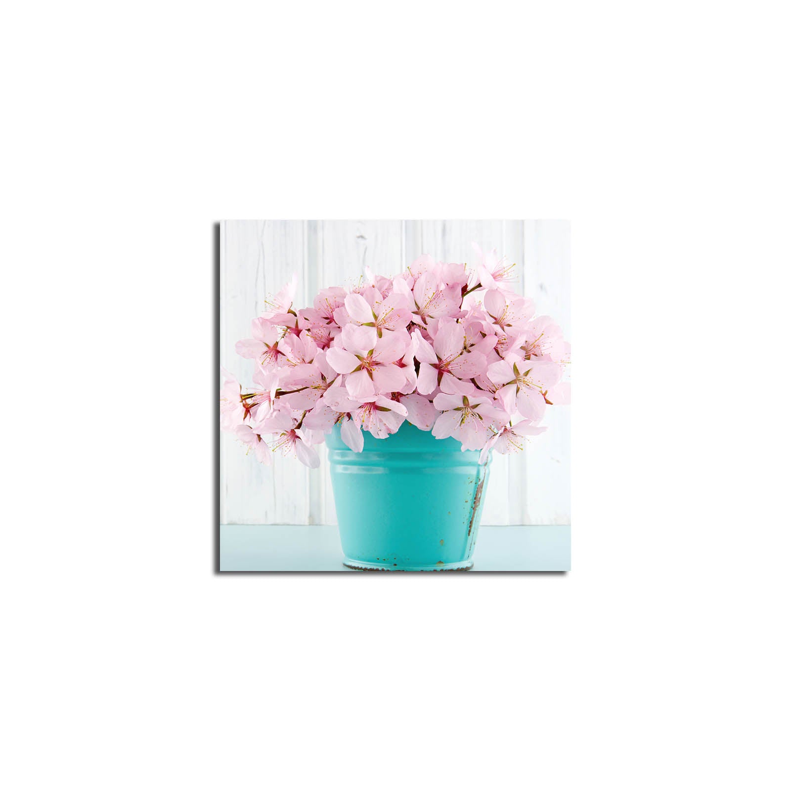 Quadro Decorativo em Tela Suede 100% 45x45 cm Multicolor com Moldura de Madeira 3 cm – 4545K-45