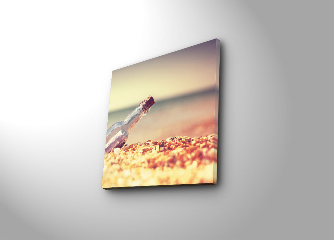 Tela Decorativa Multicolor 45x45 cm | Camurça 100% com Moldura de Madeira 3 cm – 4545K-51