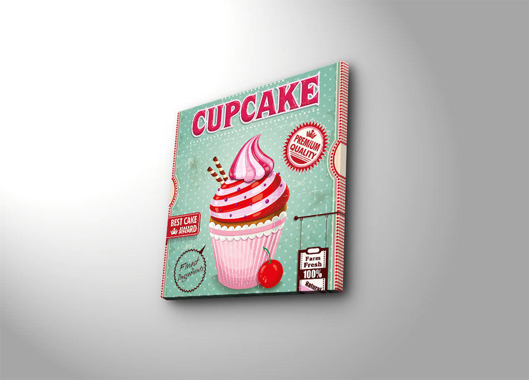 Tela Decorativa Multicolorida 45x45 cm – 100% Camurça com Moldura de Madeira (3 cm)